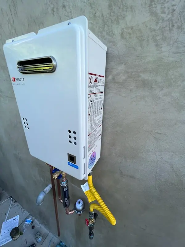 Tankless water heater installation for Peachtree Station homes